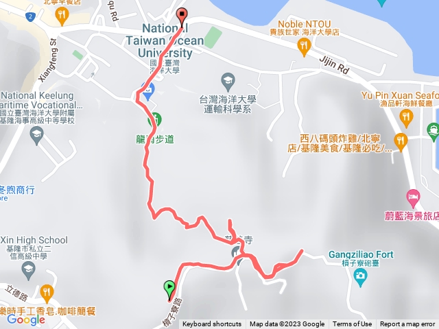 基隆－臺灣百大必訪步道槓子寮砲台、槓子寮山步道(龍崗步道)202305011703