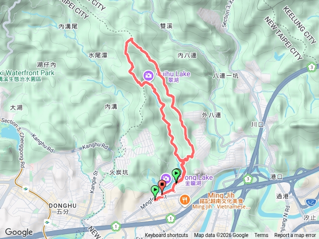 內溝山老鷲尖山頭學坡o型