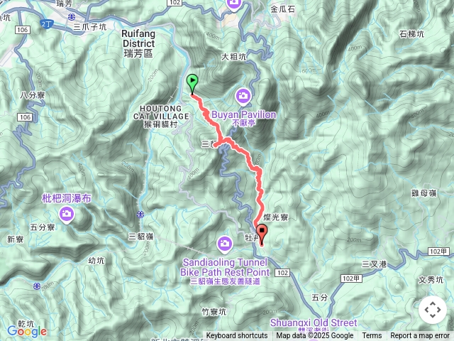 侯硐-金字碑古道-三貂嶺山-牡丹預覽圖