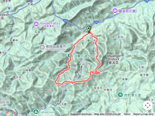 淡蘭古道中路（威惠廟-中坑古道-崩山坑古道小O型）預覽圖