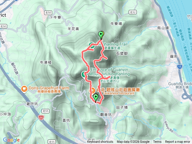 觀音山小北插路線