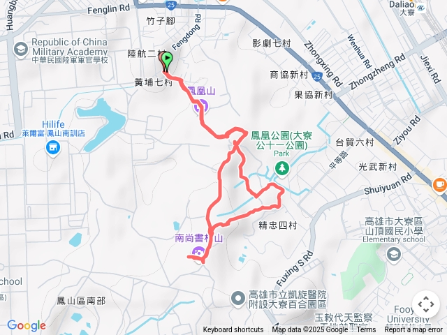 高雄鳳山 鳳凰山 尚書林山 南尚書林山