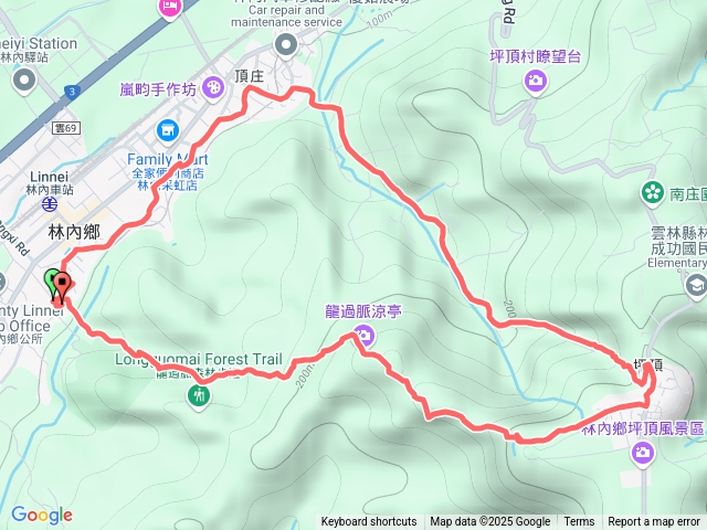 龍過脈O繞(不走馬路)