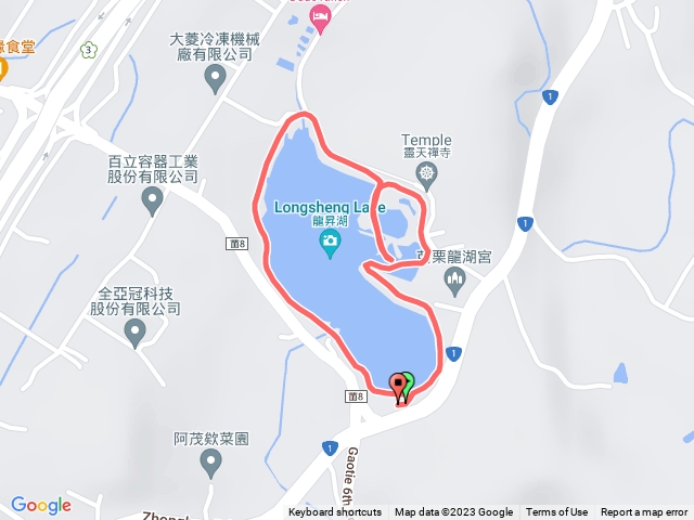 造橋 龍昇湖環湖步道預覽圖