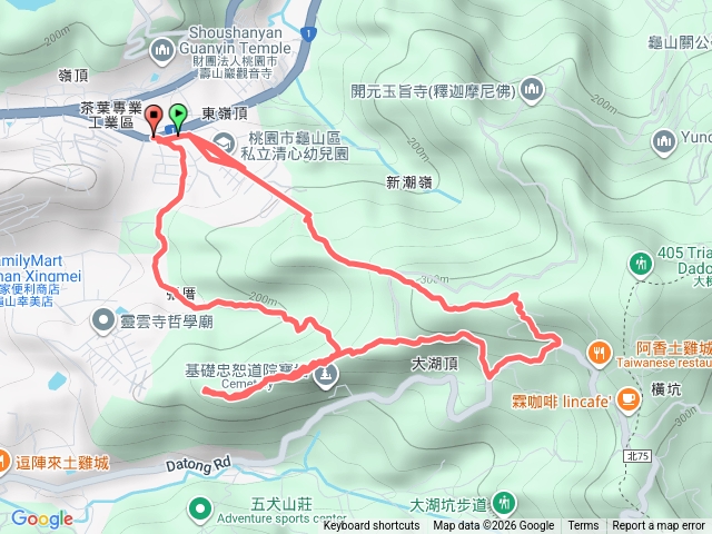 大湖頂山大棟尾山預覽圖