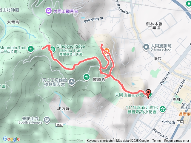 大同山、青龍嶺