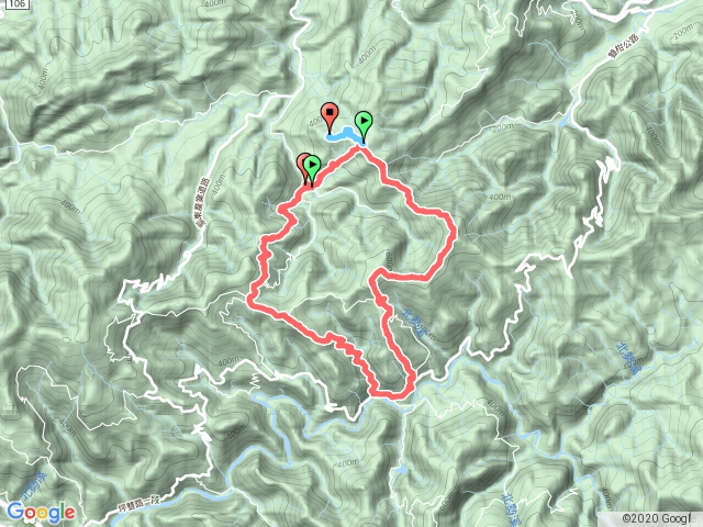 20200309番子坑農路登小粗坑山楣子寮山青林山等山頭o行