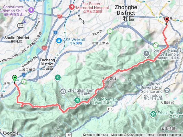 是有多無聊之第四回天上山縱走N回(頂埔到南勢角)預覽圖