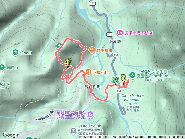 溪頭山，溪頭