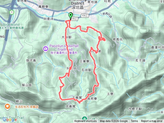 向天湖古道-南邦寮古道-大崎嶺古道O型預覽圖