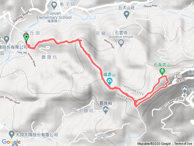 20201122福源山步道福源山望湖山石灰坑山