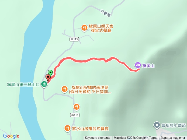 旗尾山三進三出