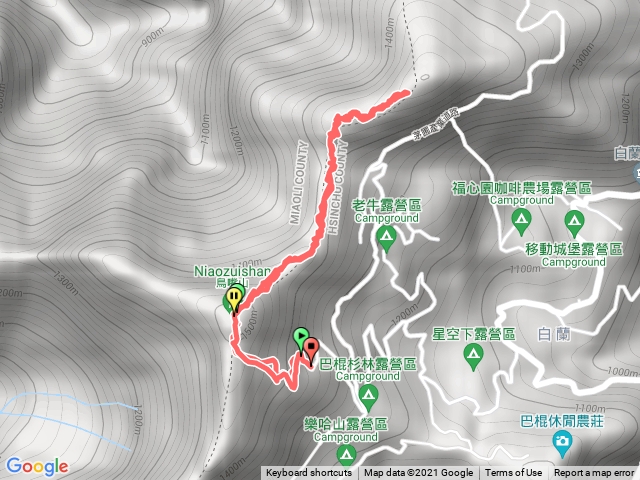 五峰天際線之鳥嘴山