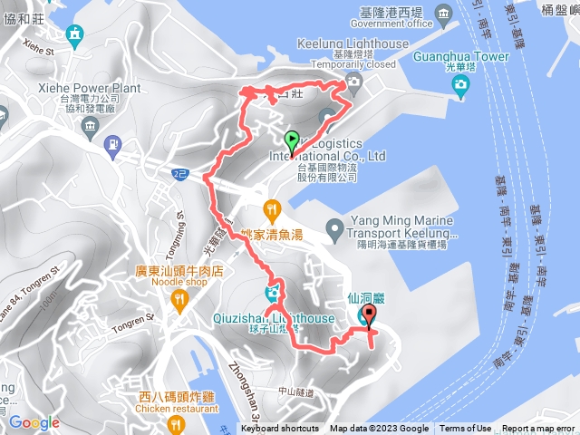 20230514 基隆燈塔>白米甕尖> 白米甕砲台>火號山步道>球子山燈塔 > 火號山>仙洞陣地>仙洞巖