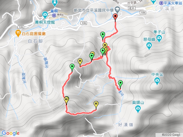 石燭尖連走九龍山與峰頭尖東峰