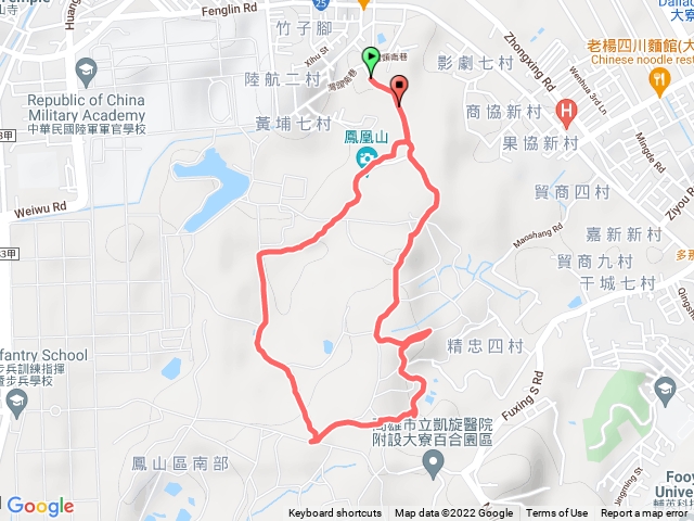 20220116 鳳凰山健走
