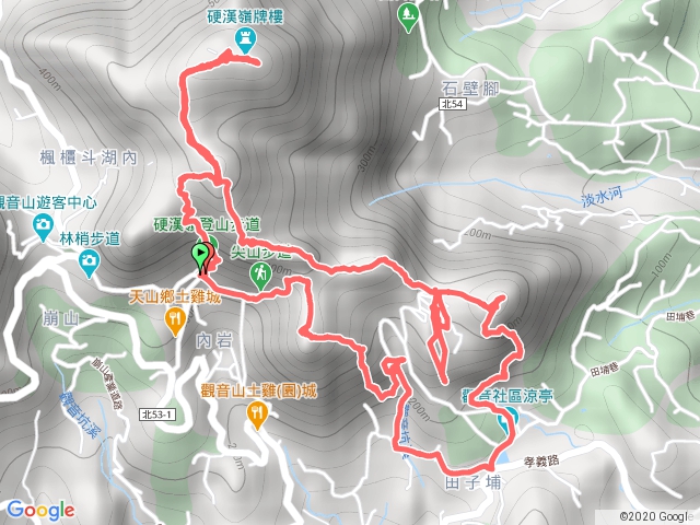 109=0111 硬漢嶺、占山、鷹仔尖o型