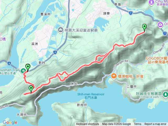 新溪頭山縱走預覽圖