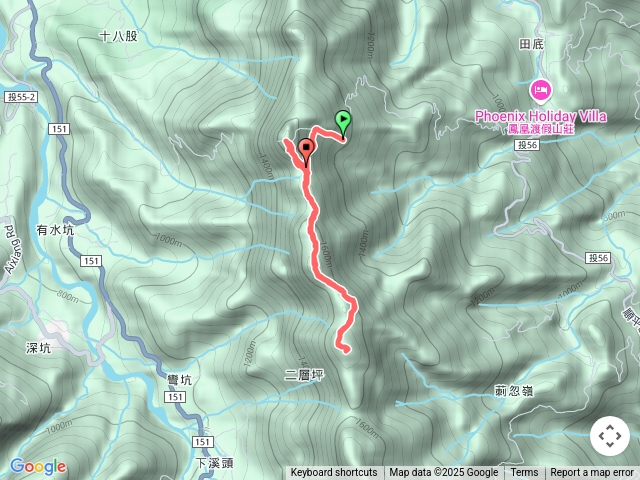 圓山坑林道.鳳凰山.鳳凰北峰.北鳳凰山