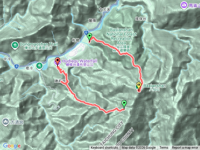 八唐縱走預覽圖