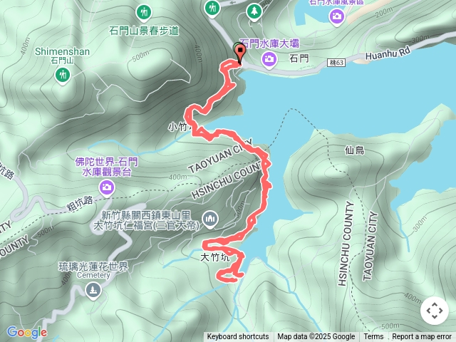 302504石門水庫童話世界山徑