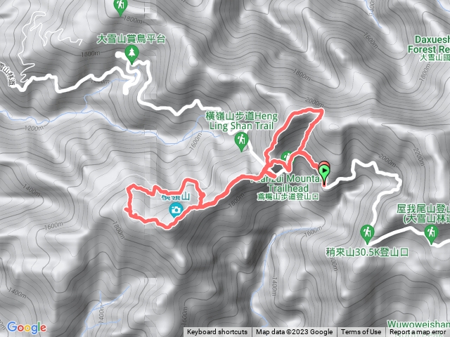 橫嶺沙蓮蹤走鳶嘴山