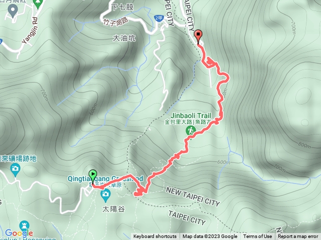 台北－臺灣百大必訪步道金包里大路(擎天崗至上磺溪停車場段)202304291025