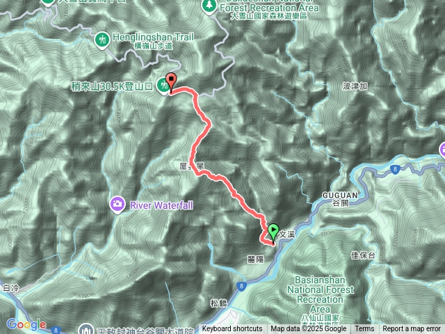 20251109屋我尾山從麗陽走到大雪山預覽圖
