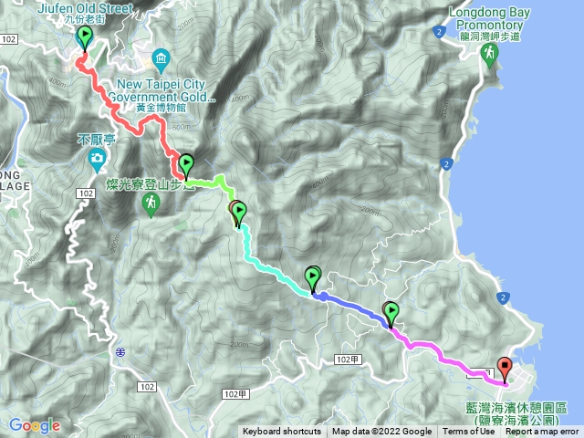 淡蘭北路-燦光寮、楊廷理古道(九份至澳底)