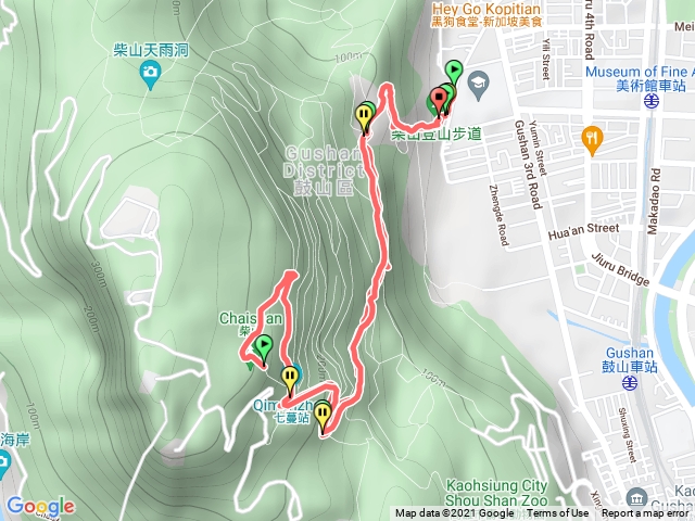 北壽山停車場-台泥入料口-七蔓好漢坡