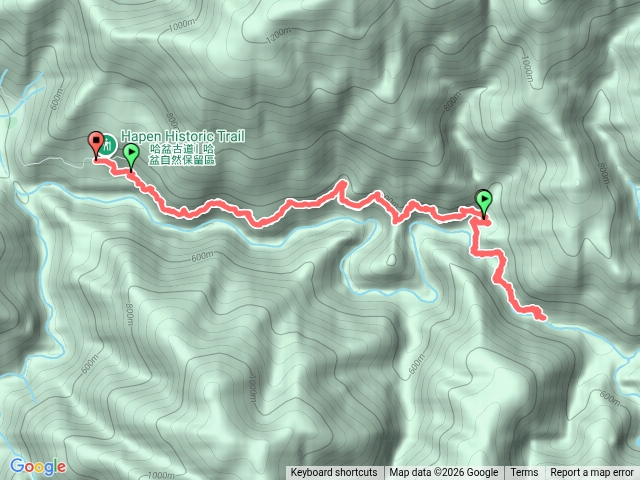 哈盆越嶺古道預覽圖