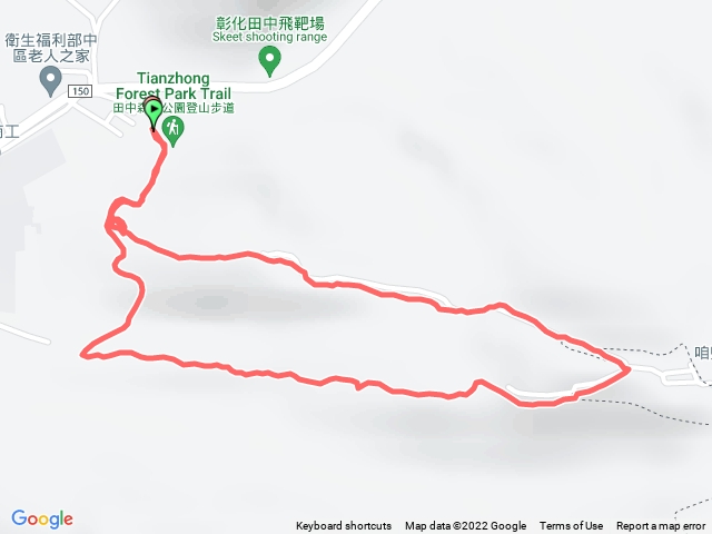 卦山大縱走－田中森林公園步道