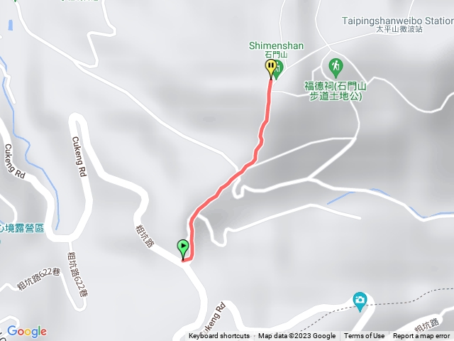 粗坑路上石門山