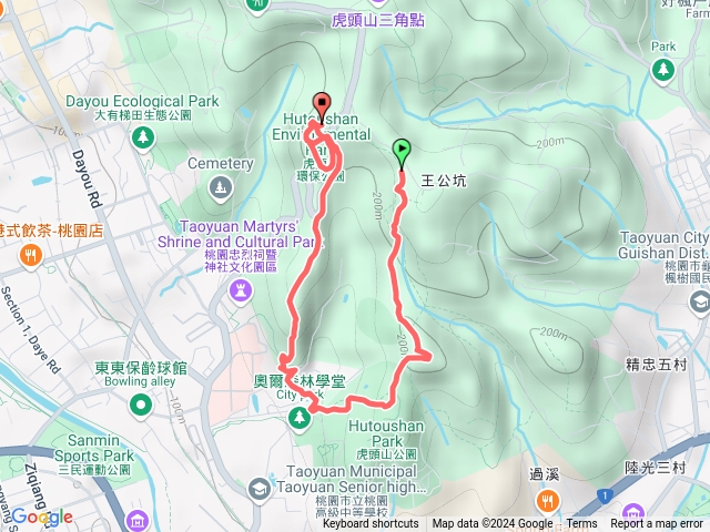 虎頭山步道預覽圖