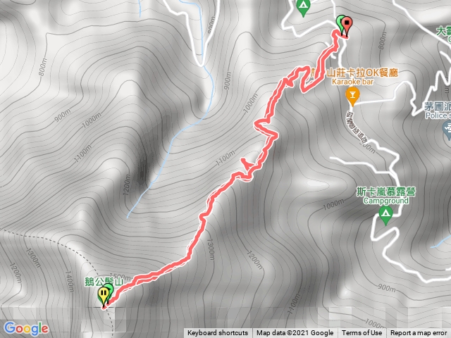 鵝公髻山一進一出