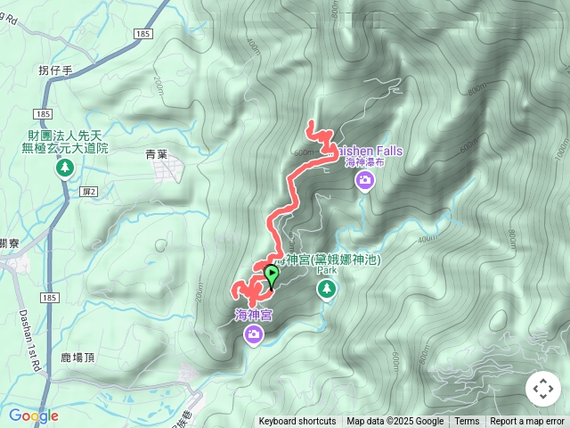 三地門-龍母拜山.南峰（標示路點）