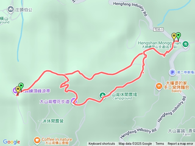 大崎棟古道、櫻花步道O行