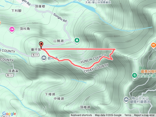 華山-龜仔頭起登-走5連峰來回