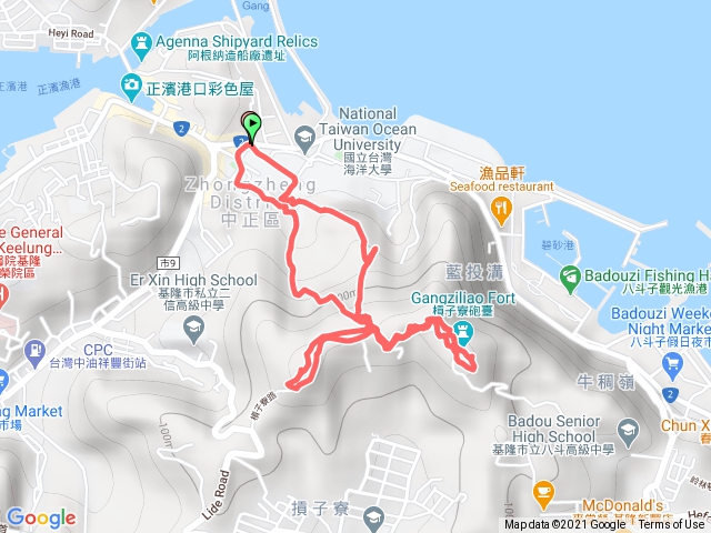 龍崗步道+槓子寮山+槓子寮砲台