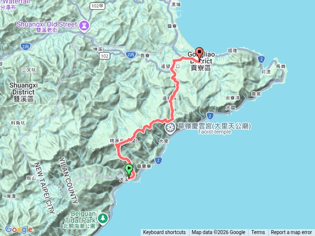 草嶺古道