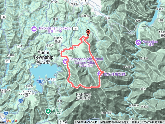 過坑山_大尖山_水社大山(加德宮上、白石土地公下)O型縱走預覽圖