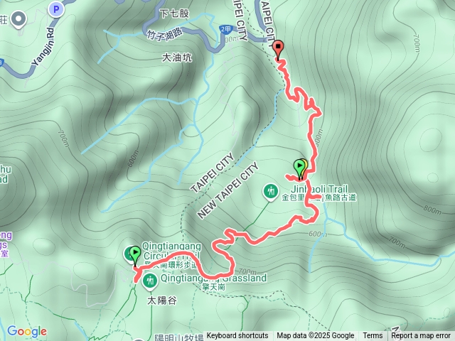 魚路古道至磺溪停車場