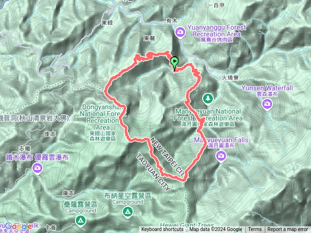 有木五寶-蟾蜍山、東麓山、志繼山、東眼山、雙溪山加碼拉卡山大O型預覽圖