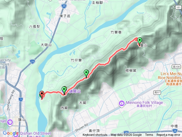 雨天旗靈縱走快累死