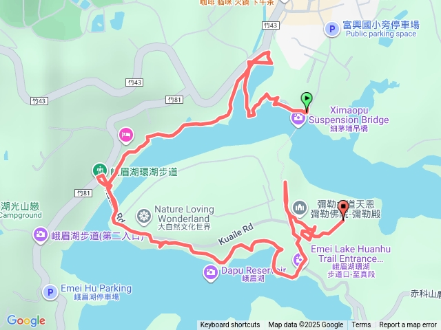 峨眉湖環湖步道預覽圖