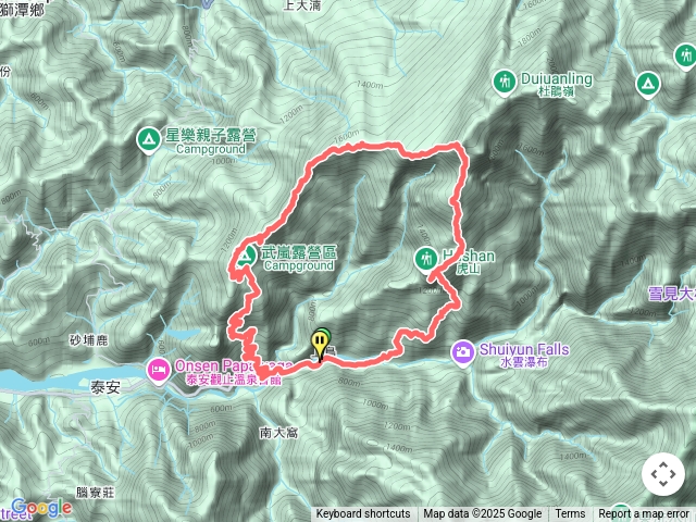 橫龍山虎山縱走O繞