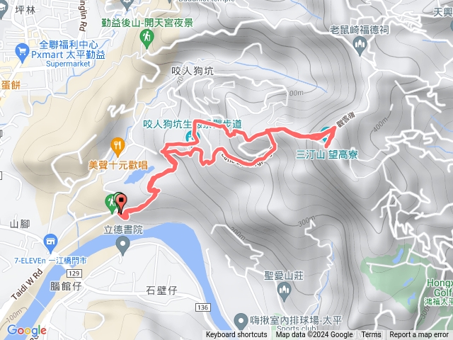 台中太平 咬人狗坑登山步道(三汀山)