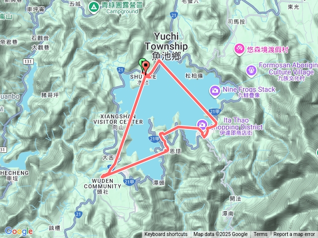 日月潭環湖公路