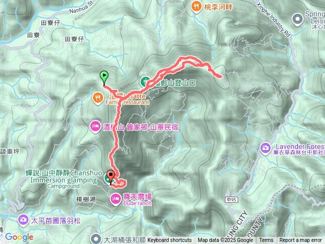 台中小百岳 暗影山-光明嶺-東暗影山連走(西北稜上南稜下)