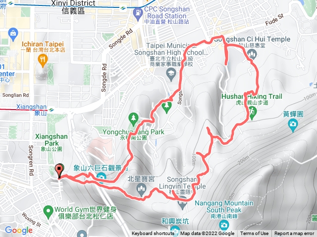 臺北四獸山O型連走步道